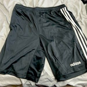 Adidas grey shorts small